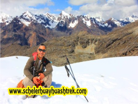 Vista desde el paso Huapi, Trek Quilcayhuanca Cojup FOTO: Juan Carlos Bahamonde Nervi